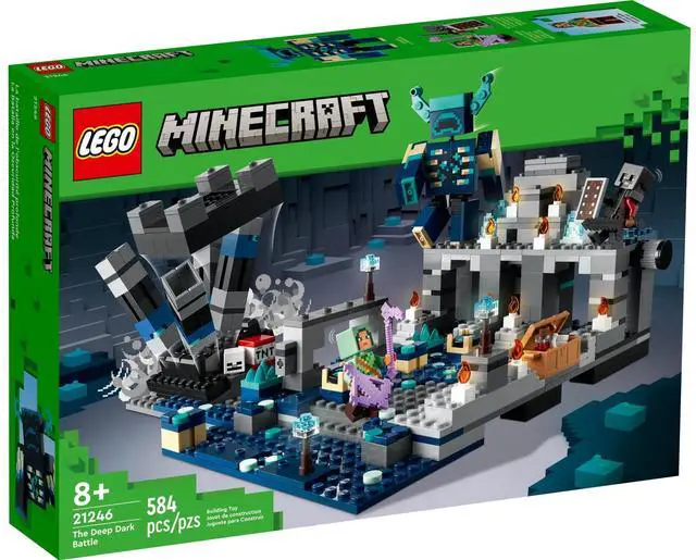 Alt view image 2 of 5 - international version minecraft Series 21246 The Deep Dark Battle Number of parts 584 Suitable for age 8+ toy building blocks