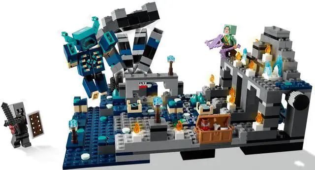 Alt view image 3 of 5 - international version minecraft Series 21246 The Deep Dark Battle Number of parts 584 Suitable for age 8+ toy building blocks