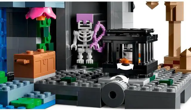 Alt view image 3 of 5 - international version minecraft Series 21189 The Skeleton Dungeon Number of parts 364 Suitable for age 8+ toy building blocks