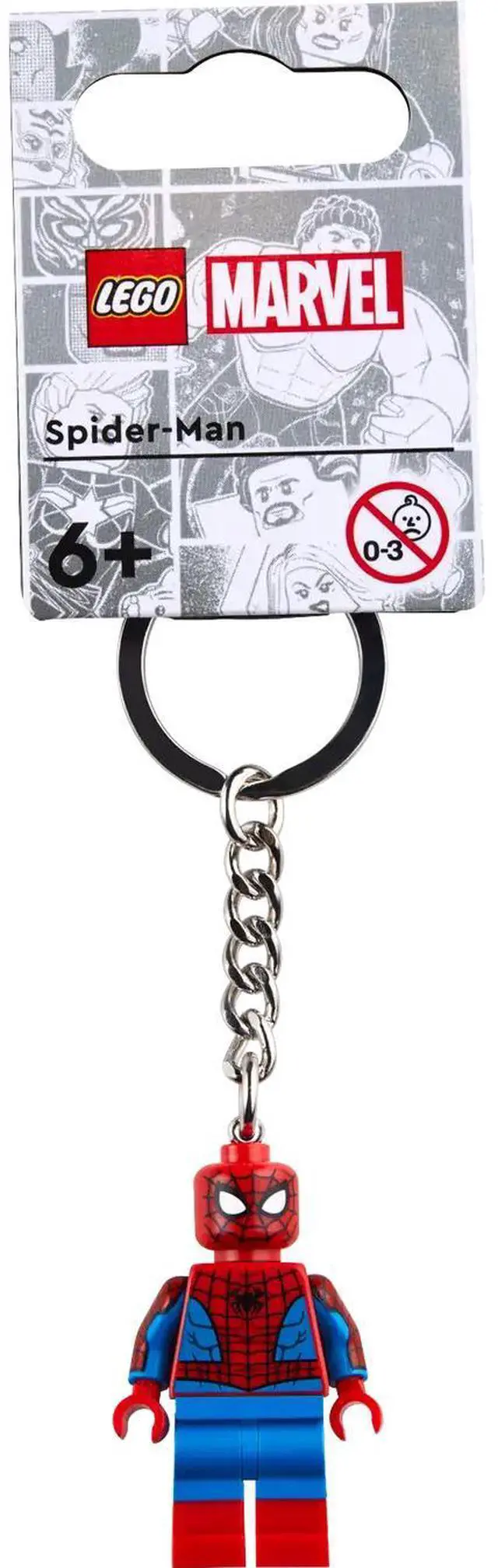 Alt view image 2 of 3 - international version marvel Series 854290 Spider-Man Key Chain Number of parts 1 Suitable for age 6+ toy building blocks