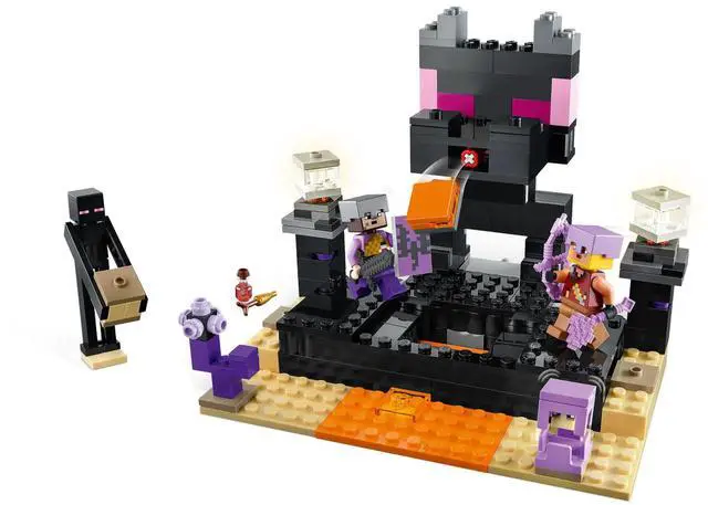 Alt view image 3 of 5 - international version minecraft Series 21242 The End Arena Number of parts 252 Suitable for age 8+ toy building blocks