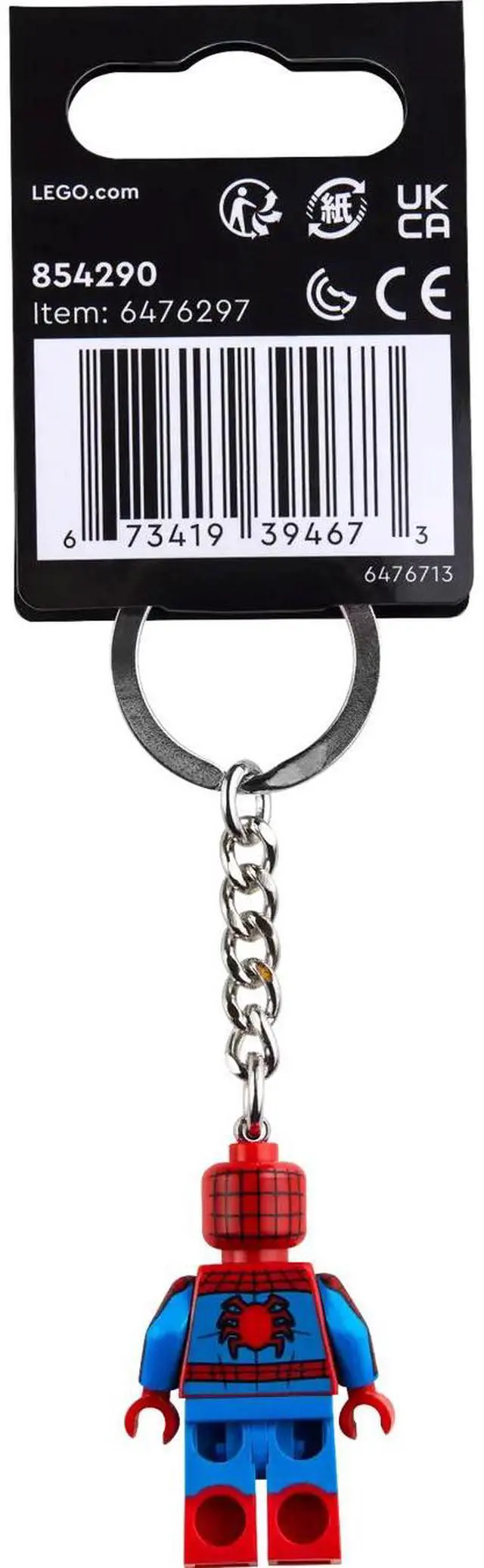 Alt view image 3 of 3 - international version marvel Series 854290 Spider-Man Key Chain Number of parts 1 Suitable for age 6+ toy building blocks