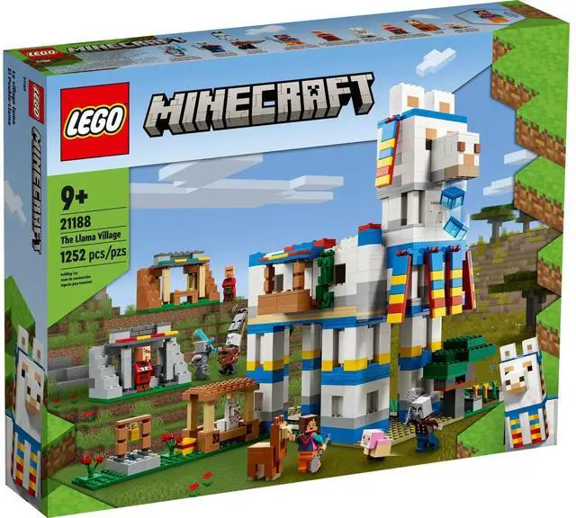 Alt view image 2 of 5 - international version minecraft Series 21188 The Llama Village Number of parts 1252 Suitable for age 9+ toy building blocks
