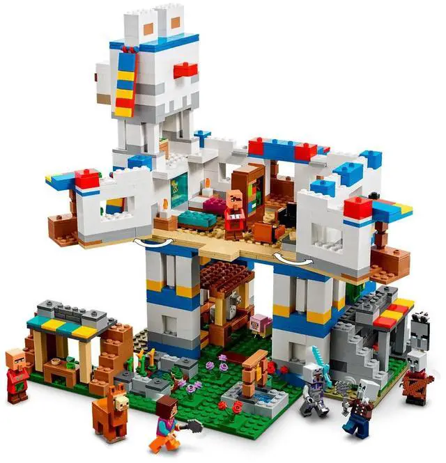 Alt view image 4 of 5 - international version minecraft Series 21188 The Llama Village Number of parts 1252 Suitable for age 9+ toy building blocks