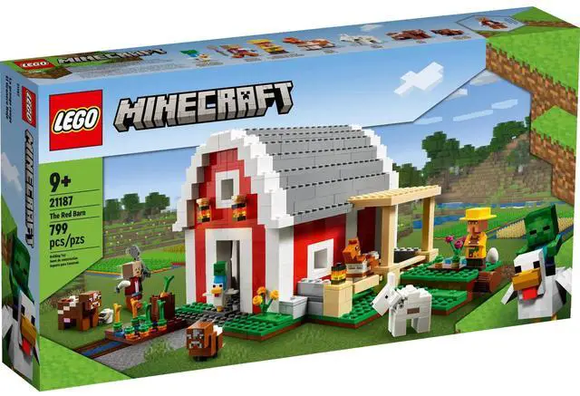 Alt view image 2 of 5 - international version minecraft Series 21187 The Red Barn Number of parts 799 Suitable for age 9+ toy building blocks