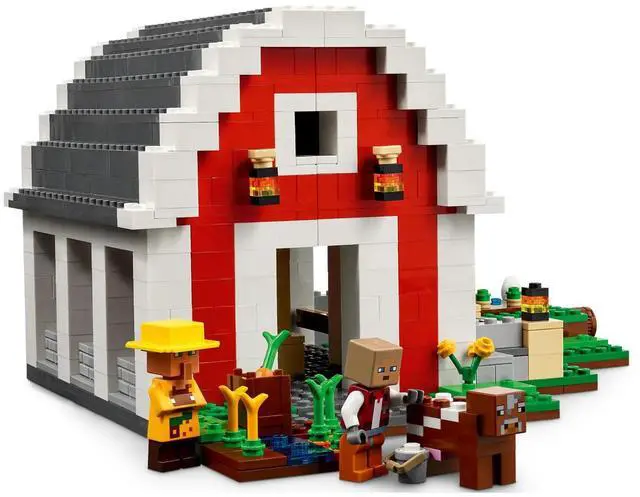 Alt view image 4 of 5 - international version minecraft Series 21187 The Red Barn Number of parts 799 Suitable for age 9+ toy building blocks