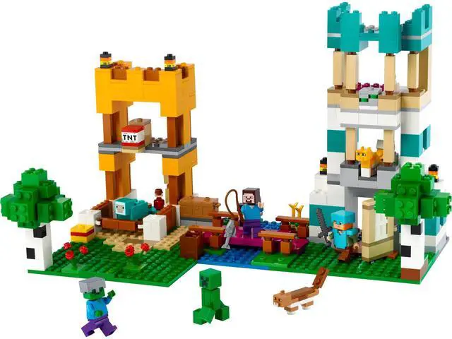 Main image of international version minecraft Series 21249 The Crafting Box 4.0 Number of parts 605 Suitable for age 8+ toy building blocks