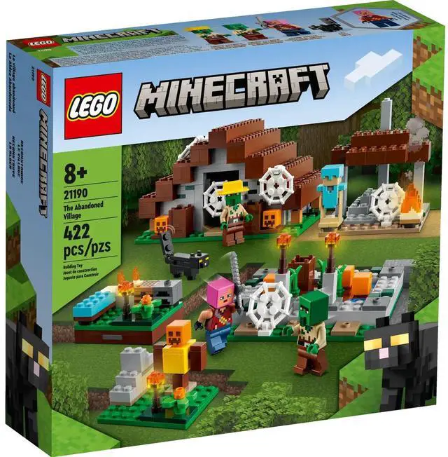 Alt view image 2 of 5 - international version minecraft Series 21190 The Abandoned Village Number of parts 422 Suitable for age 8+ toy building blocks