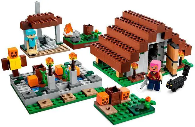 Alt view image 4 of 5 - international version minecraft Series 21190 The Abandoned Village Number of parts 422 Suitable for age 8+ toy building blocks