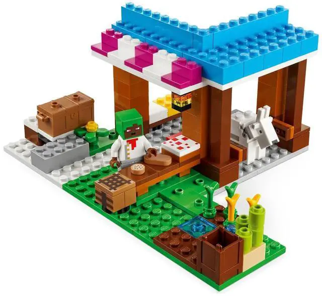 Alt view image 4 of 5 - international version minecraft Series 21184 The Bakery Number of parts 154 Suitable for age 8+ toy building blocks
