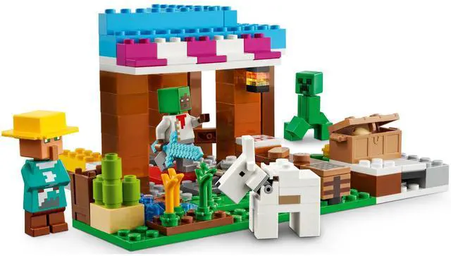Alt view image 3 of 5 - international version minecraft Series 21184 The Bakery Number of parts 154 Suitable for age 8+ toy building blocks