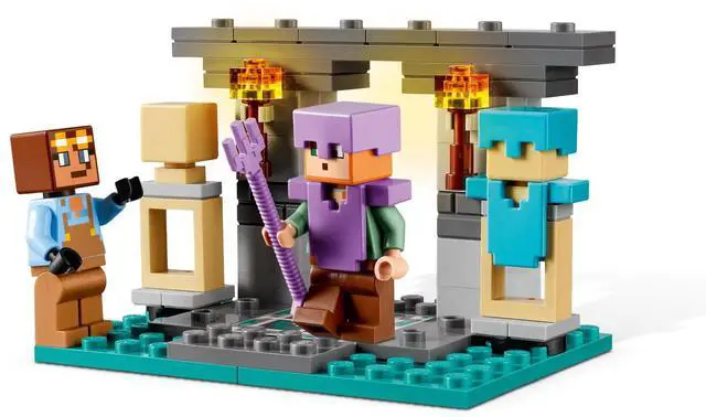 Alt view image 3 of 5 - international version minecraft Series 21252 The Armory Number of parts 203 Suitable for age 7+ toy building blocks