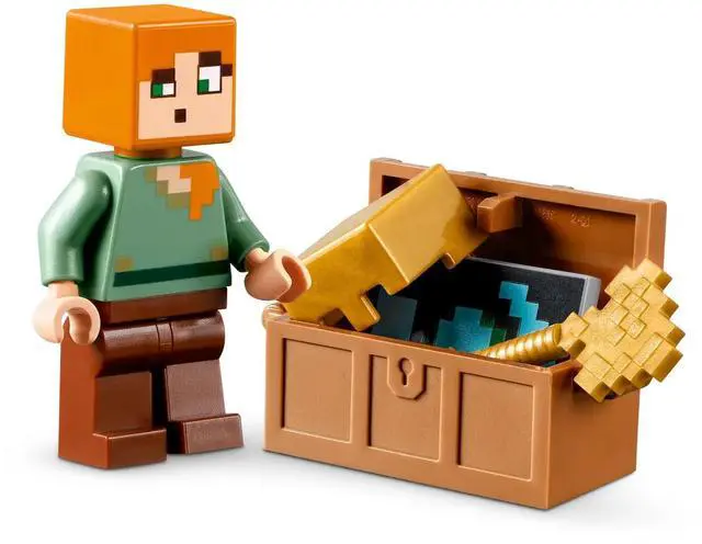 Alt view image 5 of 5 - international version minecraft Series 21252 The Armory Number of parts 203 Suitable for age 7+ toy building blocks
