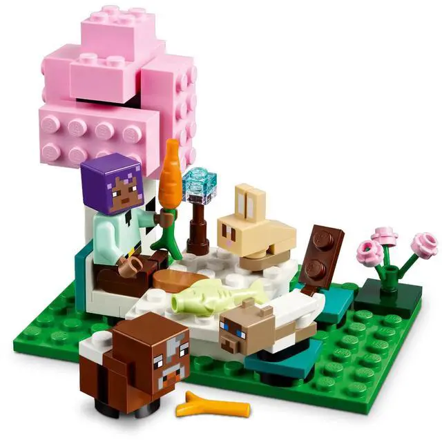 Alt view image 3 of 5 - international version minecraft Series 21253 The Animal Sanctuary Number of parts 206 Suitable for age 7+ toy building blocks