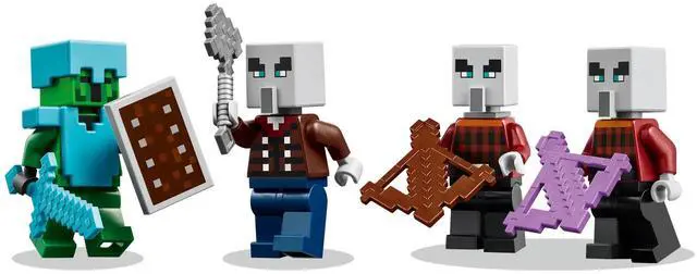 Alt view image 5 of 5 - international version minecraft Series 21267 The Illager Desert Patrol Number of parts 105 Suitable for age 7+ toy building blocks