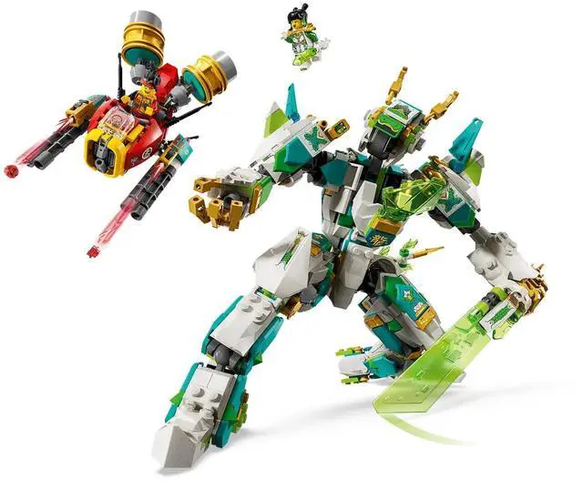 Alt view image 3 of 5 - international version monkie kid Series 80053 Mei's Dragon Mech Number of parts 990 Suitable for age 9+ toy building blocks