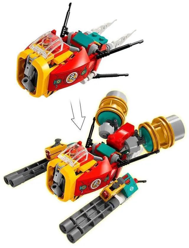 Alt view image 5 of 5 - international version monkie kid Series 80053 Mei's Dragon Mech Number of parts 990 Suitable for age 9+ toy building blocks