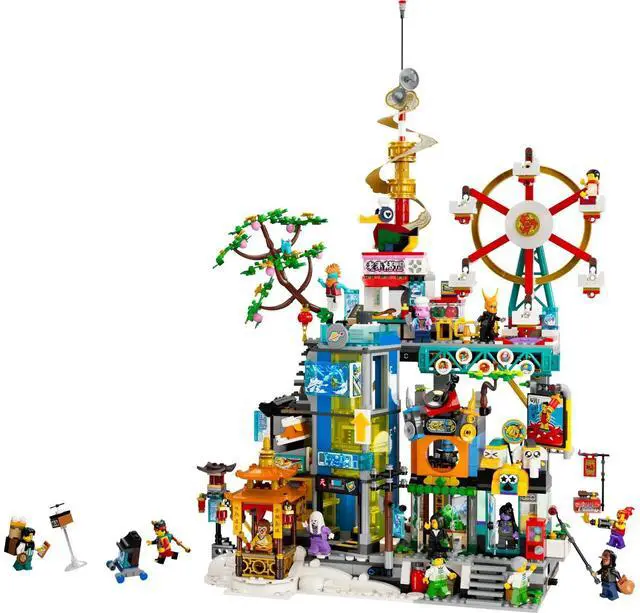 Main image of international version monkie kid Series 80054 Megapolis City 5th Anniversary Number of parts 2330 Suitable for age 10+ toy building blocks
