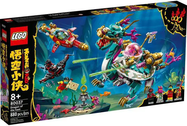 Alt view image 2 of 5 - international version monkie kid Series 80037 Dragon of the East Number of parts 880 Suitable for age 8+ toy building blocks