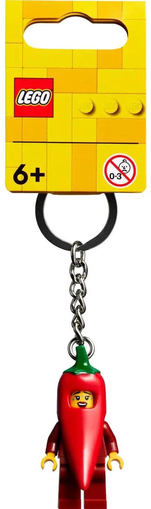 Alt view image 2 of 3 - international version minecraft Series 854234 Chili Girl Key Chain Number of parts 1 Suitable for age 6+ toy building blocks