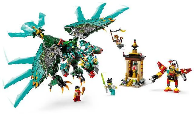 Alt view image 3 of 5 - international version monkie kid Series 80056 Nine-Headed Beast Number of parts 757 Suitable for age 9+ toy building blocks