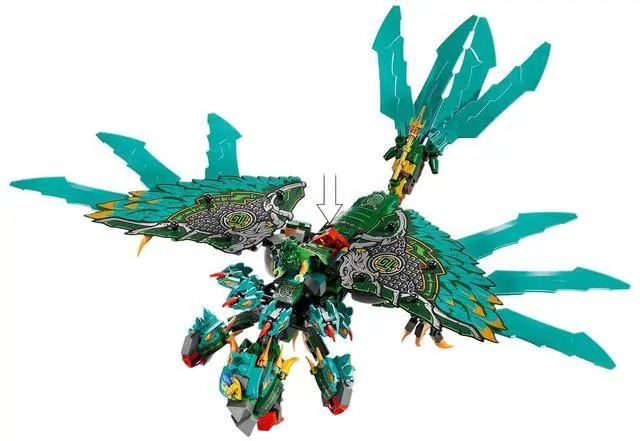 Alt view image 4 of 5 - international version monkie kid Series 80056 Nine-Headed Beast Number of parts 757 Suitable for age 9+ toy building blocks