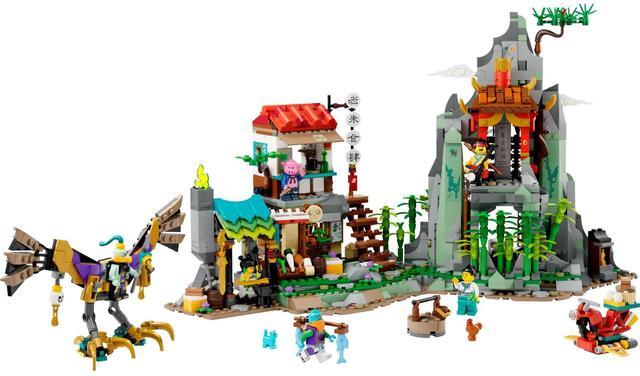 Main image of international version monkie kid Series 80044 Monkie Kid's Team Hideout Number of parts 1582 Suitable for age 9+ toy building blocks