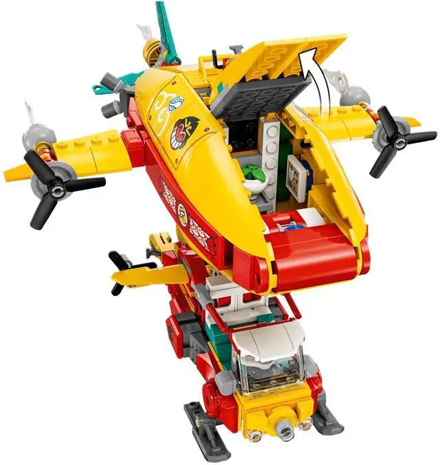 Alt view image 5 of 5 - international version monkie kid Series 80046 Monkie Kid's Cloud Airship Number of parts 540 Suitable for age 7+ toy building blocks