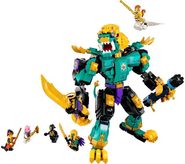Main image of international version monkie kid Series 80048 The Mighty Azure Lion Number of parts 789 Suitable for age 9+ toy building blocks