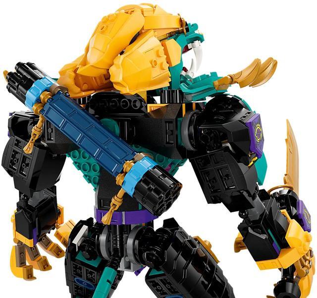 Alt view image 4 of 5 - international version monkie kid Series 80048 The Mighty Azure Lion Number of parts 789 Suitable for age 9+ toy building blocks