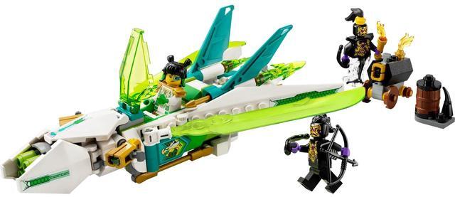 Main image of international version monkie kid Series 80041 Mei's Dragon Jet Number of parts 246 Suitable for age 7+ toy building blocks