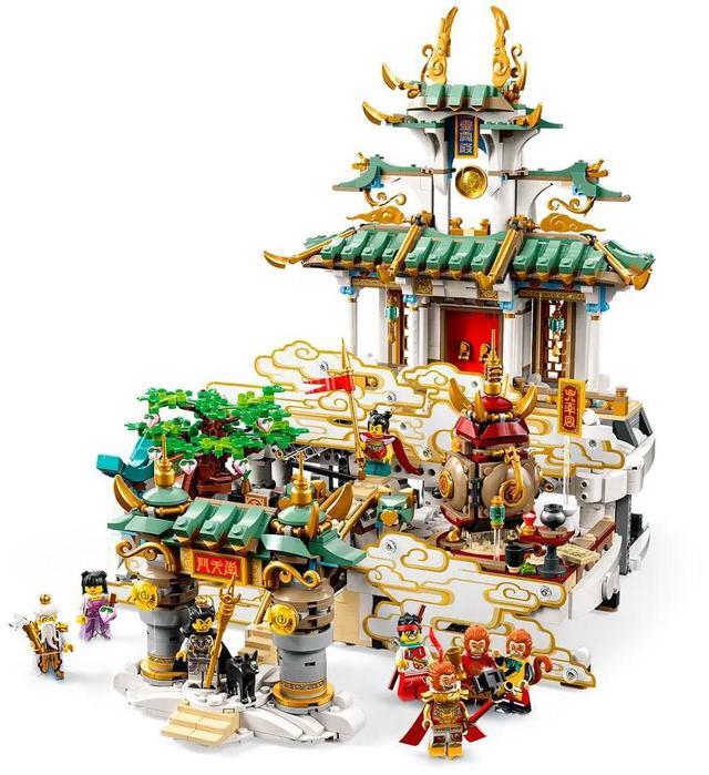 Alt view image 4 of 5 - international version monkie kid Series 80039 The Heavenly Realms Number of parts 2433 Suitable for age 10+ toy building blocks