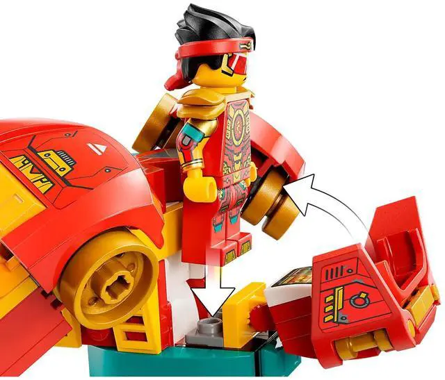 Alt view image 5 of 5 - international version monkie kid Series 80040 Monkie Kid's Combi Mech Number of parts 277 Suitable for age 7+ toy building blocks