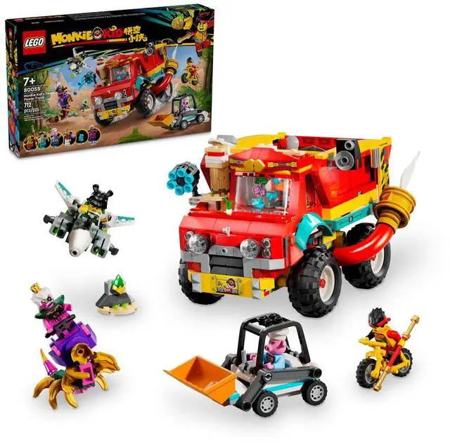 Alt view image 2 of 5 - international version monkie kid Series 80055 Monkie Kid's Team Power Truck Number of parts 712 Suitable for age 7+ toy building blocks