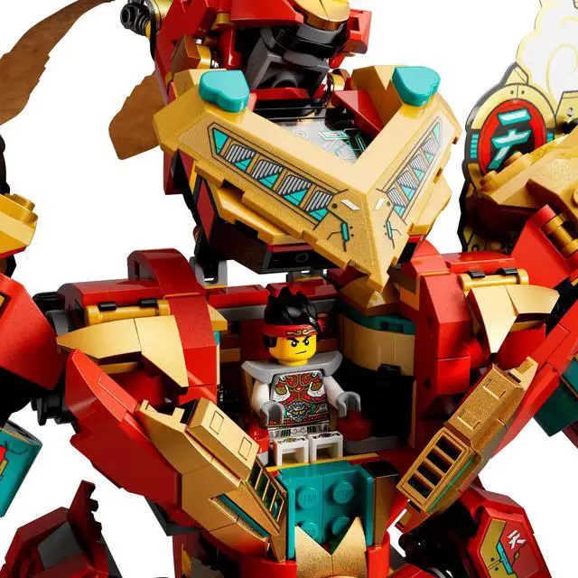 Alt view image 5 of 5 - international version monkie kid Series 80045 Monkey King Ultra Mech Number of parts 1705 Suitable for age 10+ toy building blocks