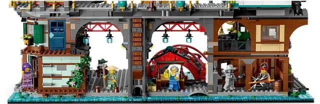 Alt view image 5 of 5 - international version ninjago Series 71799 NINJAGO® City Markets Number of parts 6163 Suitable for age 14+ toy building blocks