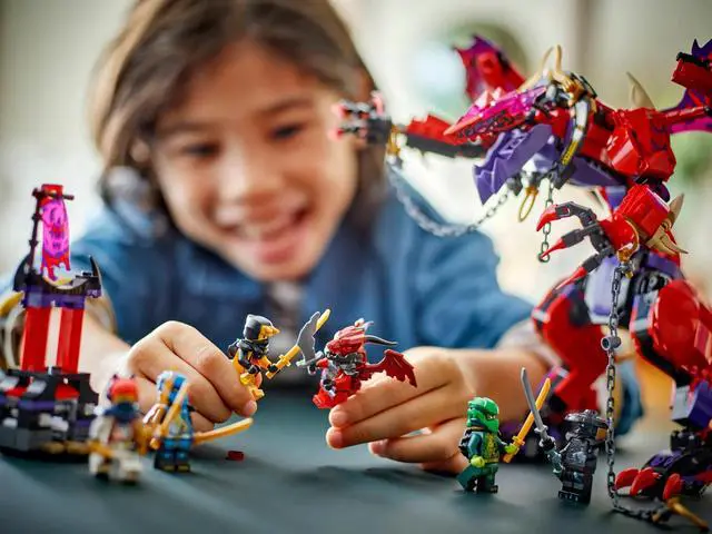 Alt view image 4 of 5 - international version ninjago Series 71832 Thunderfang Dragon of Chaos Number of parts 668 Suitable for age 8+ toy building blocks