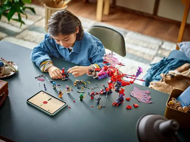 Alt view image 5 of 5 - international version ninjago Series 71832 Thunderfang Dragon of Chaos Number of parts 668 Suitable for age 8+ toy building blocks