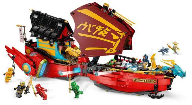 Alt view image 3 of 5 - international version ninjago Series 71797 Destinys Bounty - Race Against Time Number of parts 1739 Suitable for age 9+ toy building blocks