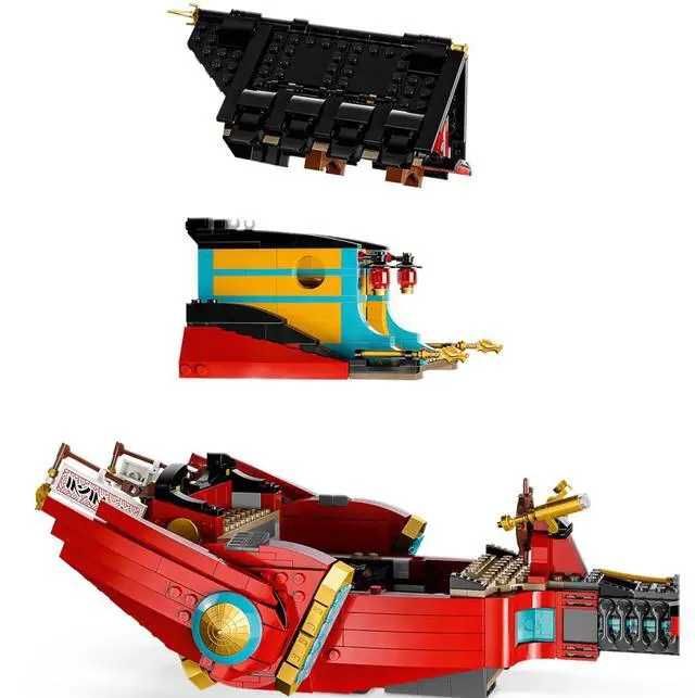 Alt view image 4 of 5 - international version ninjago Series 71797 Destinys Bounty - Race Against Time Number of parts 1739 Suitable for age 9+ toy building blocks