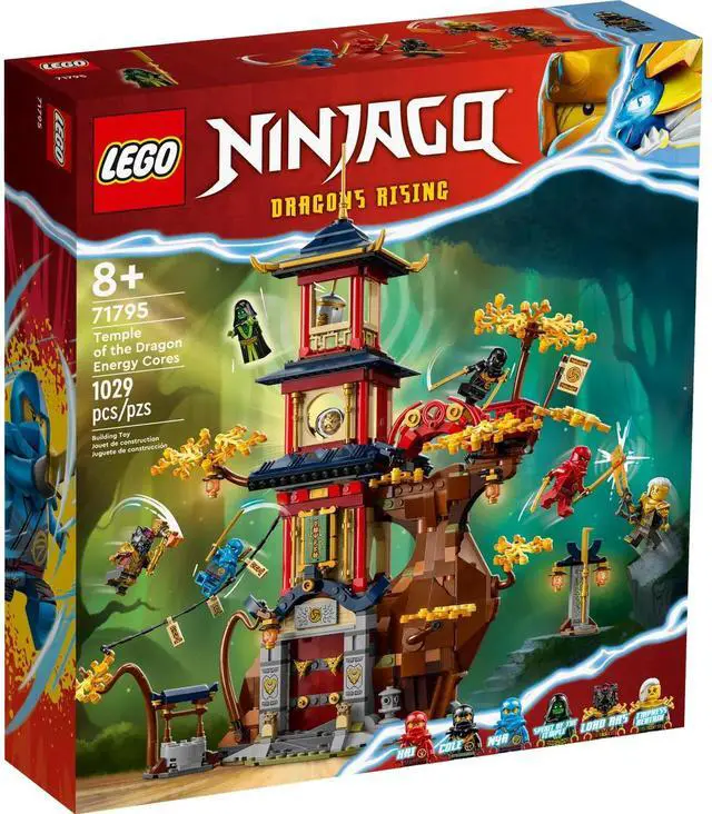 Alt view image 2 of 5 - international version ninjago Series 71795 Temple of the Dragon Energy Cores Number of parts 1029 Suitable for age 8+ toy building blocks