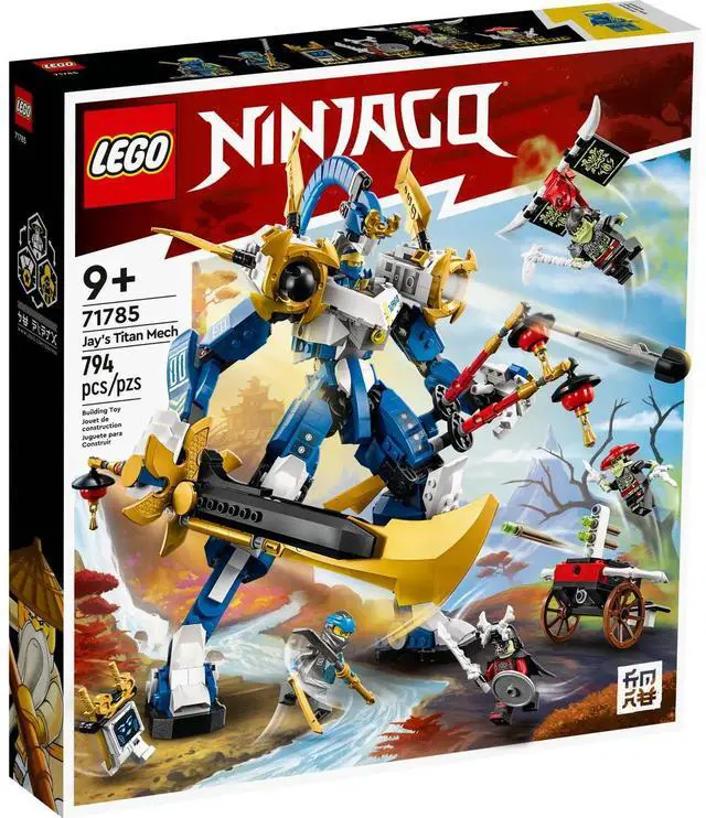 Alt view image 2 of 5 - international version ninjago Series 71785 Jays Titan Mech Number of parts 794 Suitable for age 9+ toy building blocks