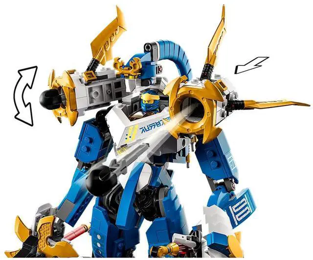 Alt view image 4 of 5 - international version ninjago Series 71785 Jays Titan Mech Number of parts 794 Suitable for age 9+ toy building blocks