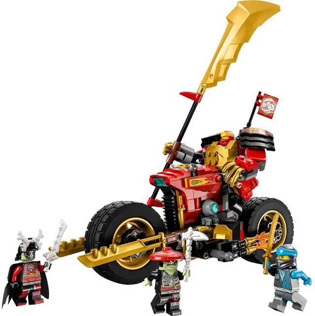 Main image of international version ninjago Series 71783 Kais Mech Rider EVO Number of parts 312 Suitable for age 7+ toy building blocks