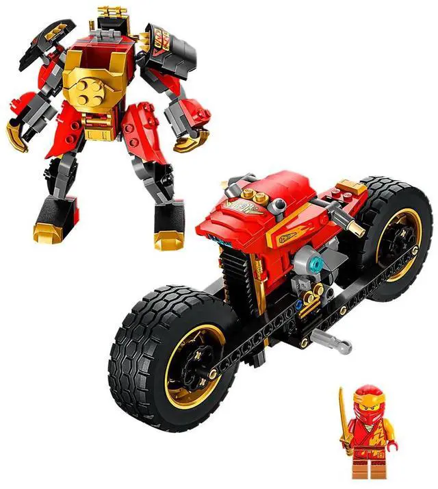 Alt view image 3 of 5 - international version ninjago Series 71783 Kais Mech Rider EVO Number of parts 312 Suitable for age 7+ toy building blocks