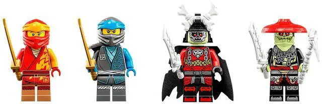 Alt view image 5 of 5 - international version ninjago Series 71783 Kais Mech Rider EVO Number of parts 312 Suitable for age 7+ toy building blocks