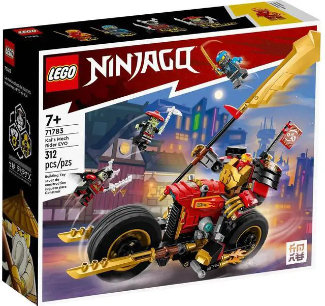 Alt view image 2 of 5 - international version ninjago Series 71783 Kais Mech Rider EVO Number of parts 312 Suitable for age 7+ toy building blocks