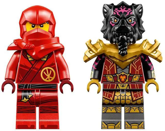 Alt view image 5 of 5 - international version ninjago Series 71789 Kai and Ras's Car and Bike Battle Number of parts 103 Suitable for age 4+ toy building blocks