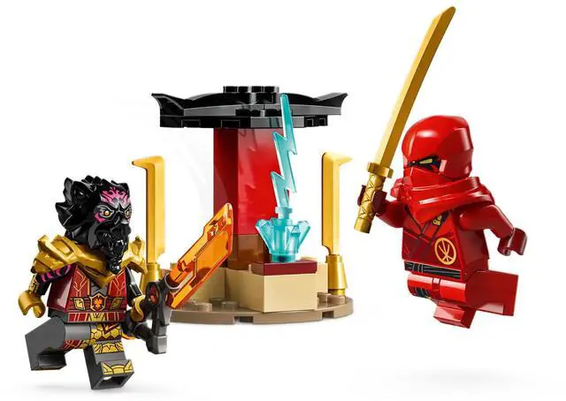 Alt view image 3 of 5 - international version ninjago Series 71789 Kai and Ras's Car and Bike Battle Number of parts 103 Suitable for age 4+ toy building blocks