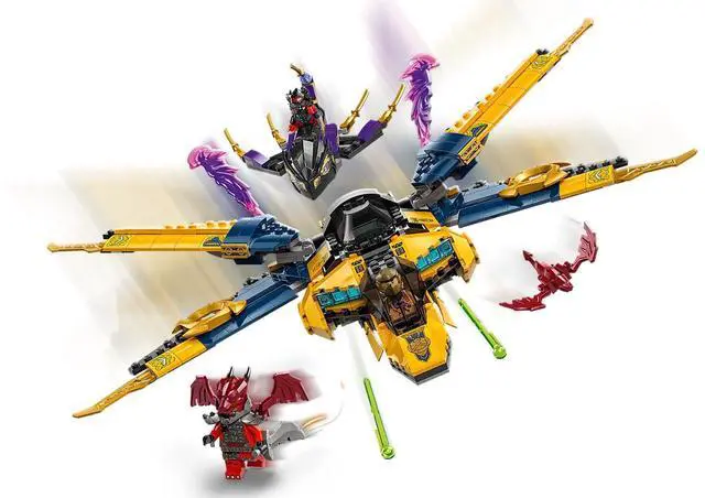 Alt view image 3 of 5 - international version ninjago Series 71833 Ras and Arin's Super Storm Jet Number of parts 510 Suitable for age 8+ toy building blocks